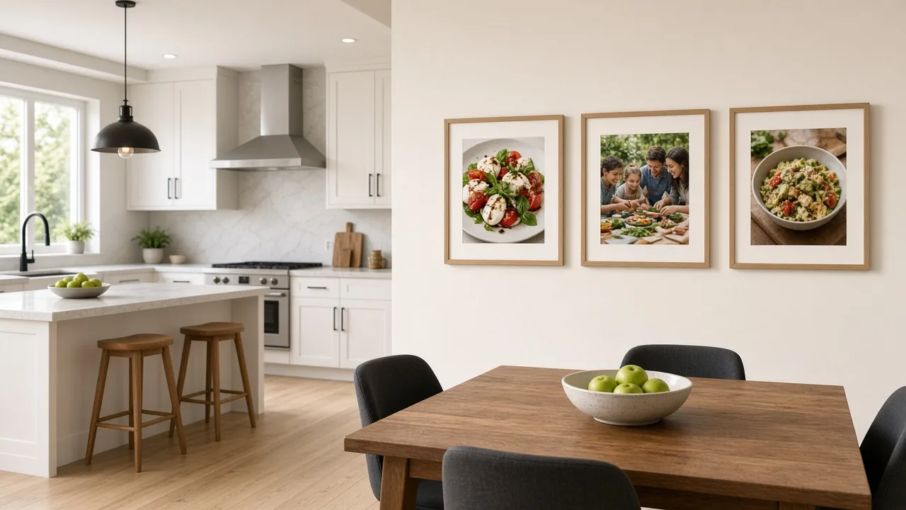 Parede com quadros TwoHang