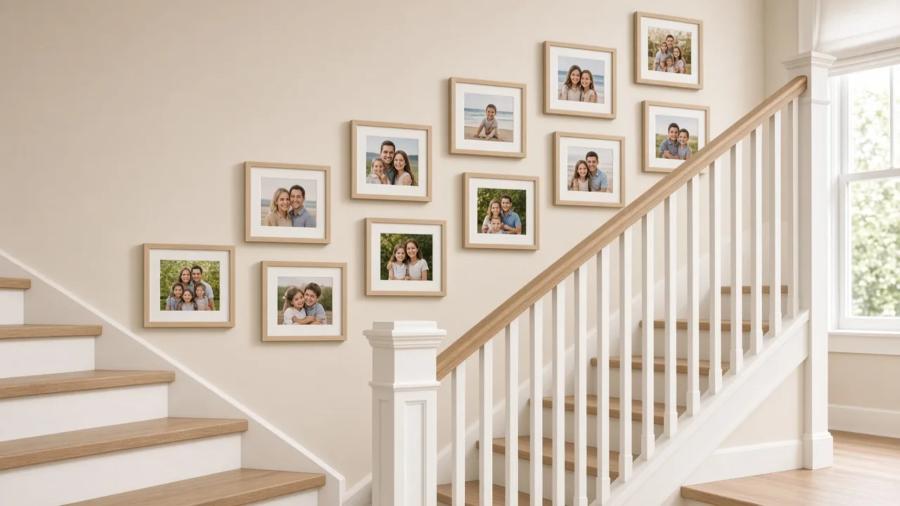 Parede com quadros TwoHang